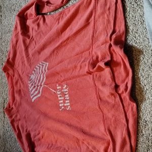 Medium Orange/Pink Aerie Long Sleeve Top